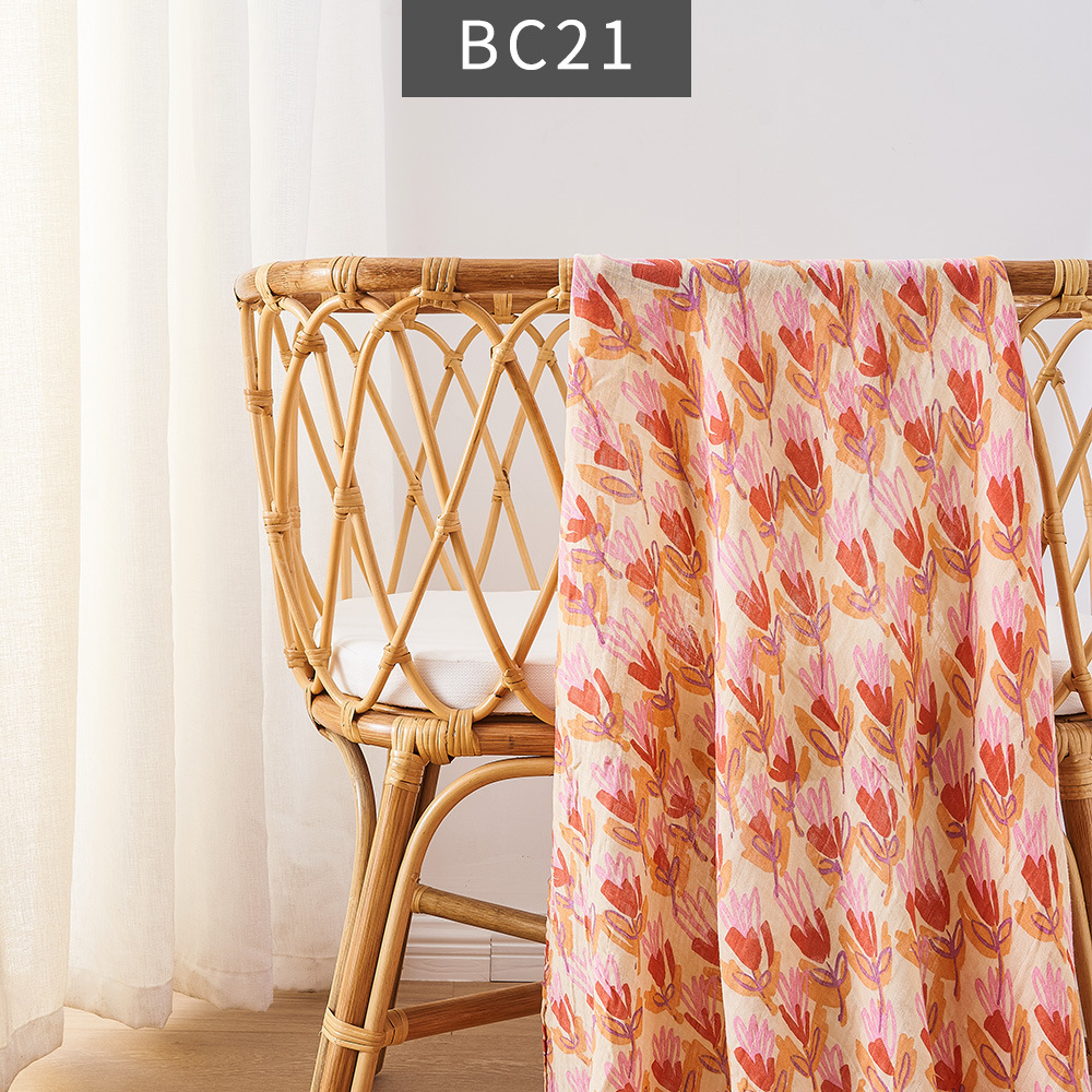 Soft Bamboo Cotton Baby Blanket – Lightweight Summer Swaddle