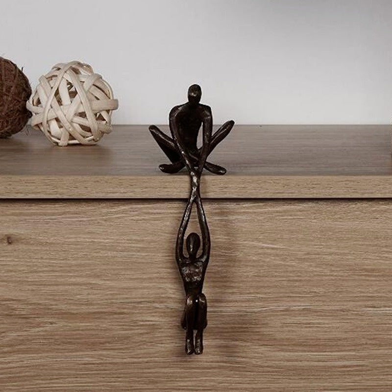 Dancing Couple Figurine Sculpture - Romantic Resin Artwork for Home & Office Décor