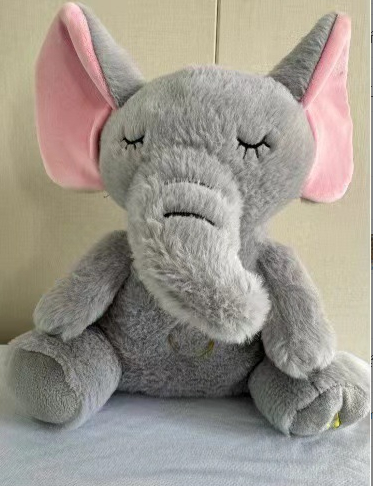 Baby Soothing Plush Lamb Music Toy - Calming Sleep Aid with Gentle Sounds & Breathing Motion