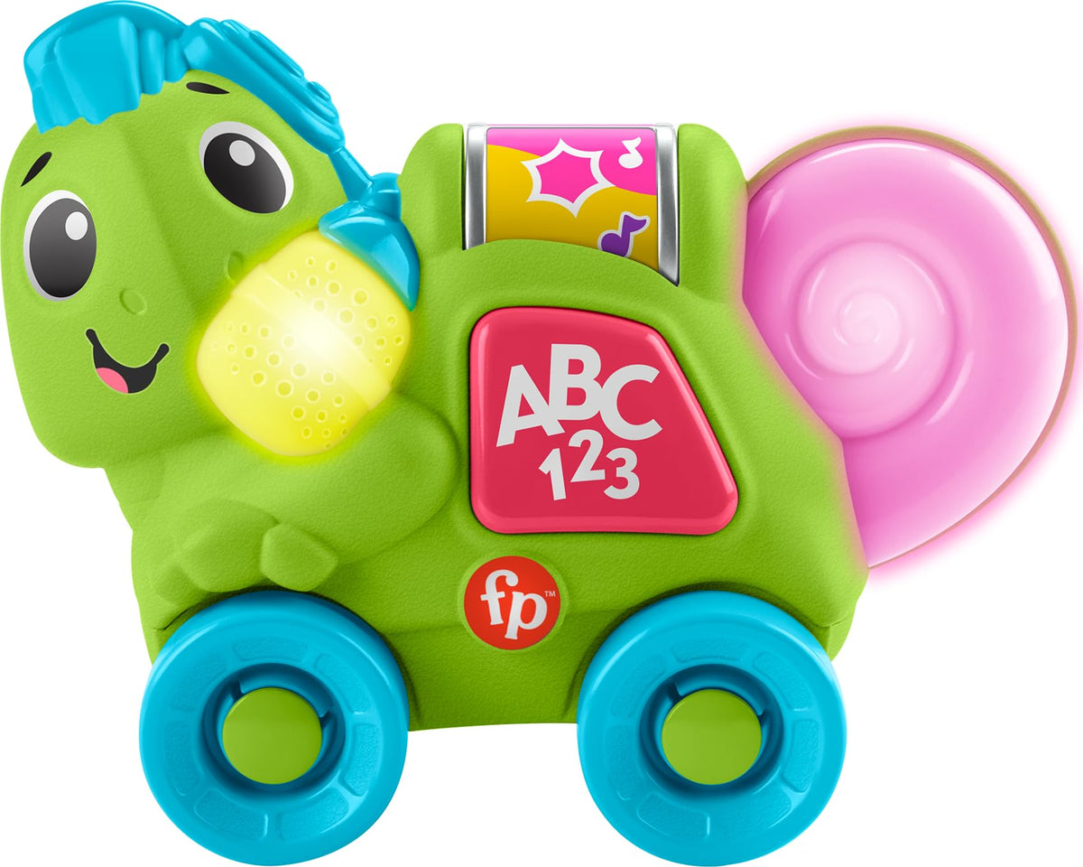 Fisher-Price Link Squad Crawl 'n Colors Chameleon - Interactive Crawling Toy for Babies (9+ Months)